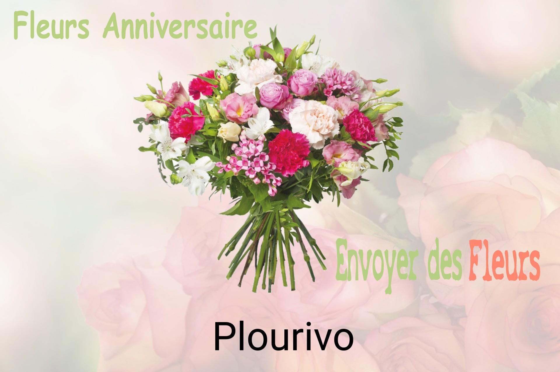 Bouquet de fleurs d’anniversaire livré à Plourivo